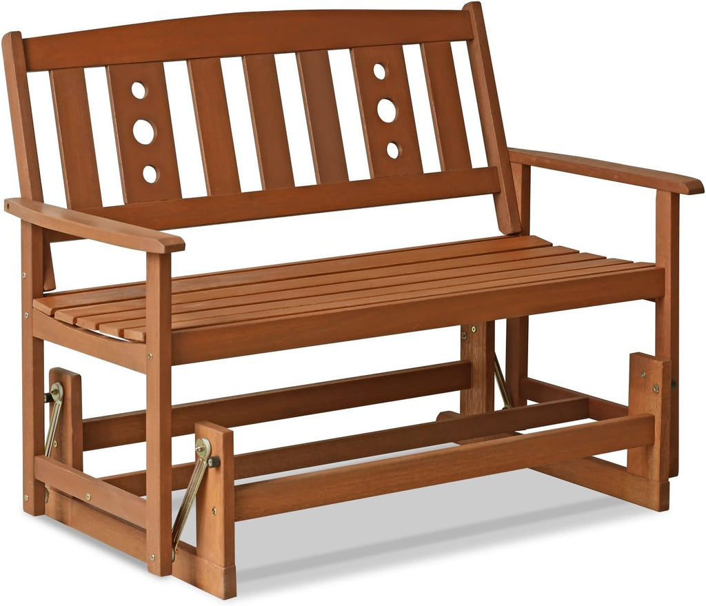 FURINNO FG17485 Tioman Outdoor Hardwood New Mexico Glider
