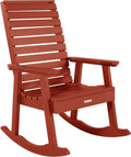 Highwood Weatherly Rocking Chair, Rustic Red