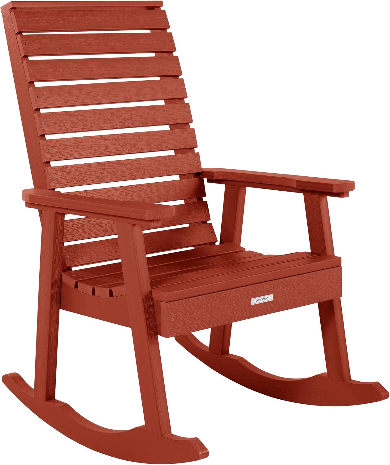 Highwood Weatherly Rocking Chair, Rustic Red
