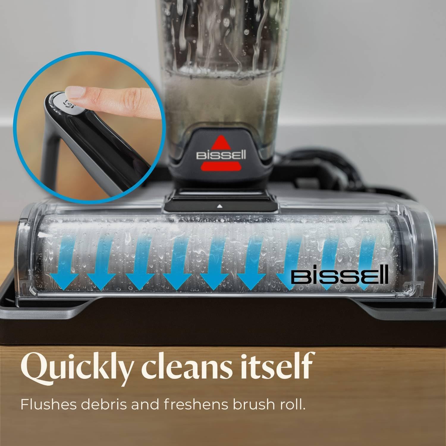 Bissell CrossWave OmniForce Edge Cordless Multi-Surface Hard Floor Cleaner Wet Dry Vacuum with Zero-Gap Edge Technology, 3930F