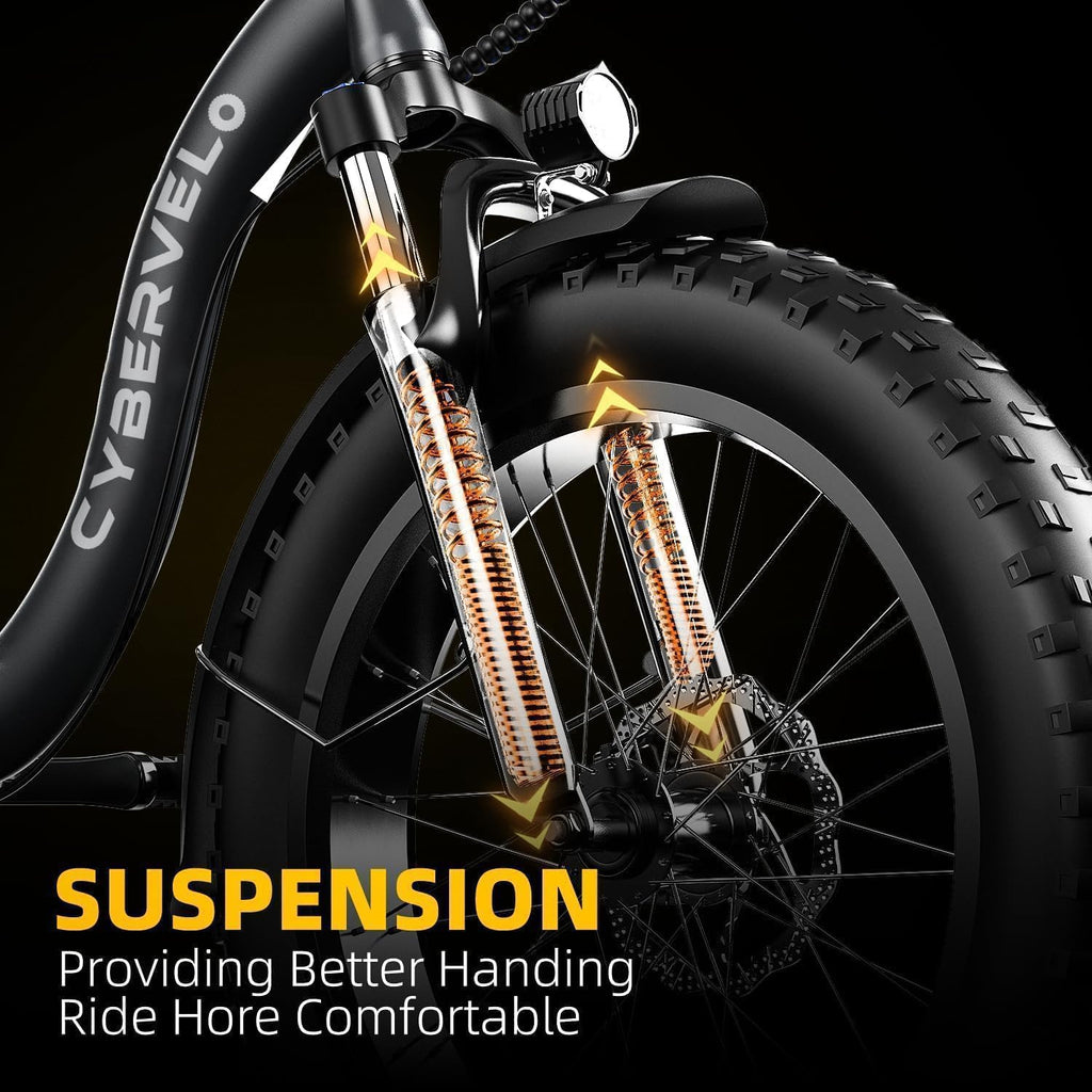 Folding Electric Bike, Removable Large Capacity Battery Ebike,Fat Tire Adult E-Bik,Long Range, Long-lasting Ebike