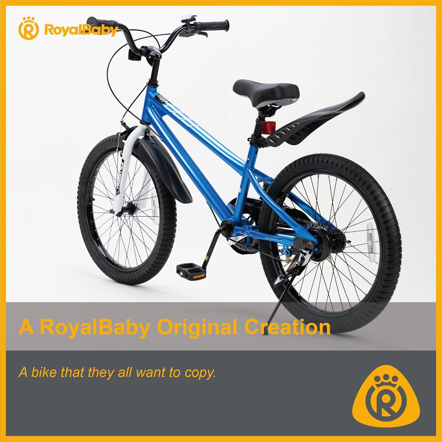 RoyalBaby Kids Bike with Dual Handbrake for Beginners,12 14 16 18 20 Inch Bicycle for Boys & Girls Ages 3-10 Years