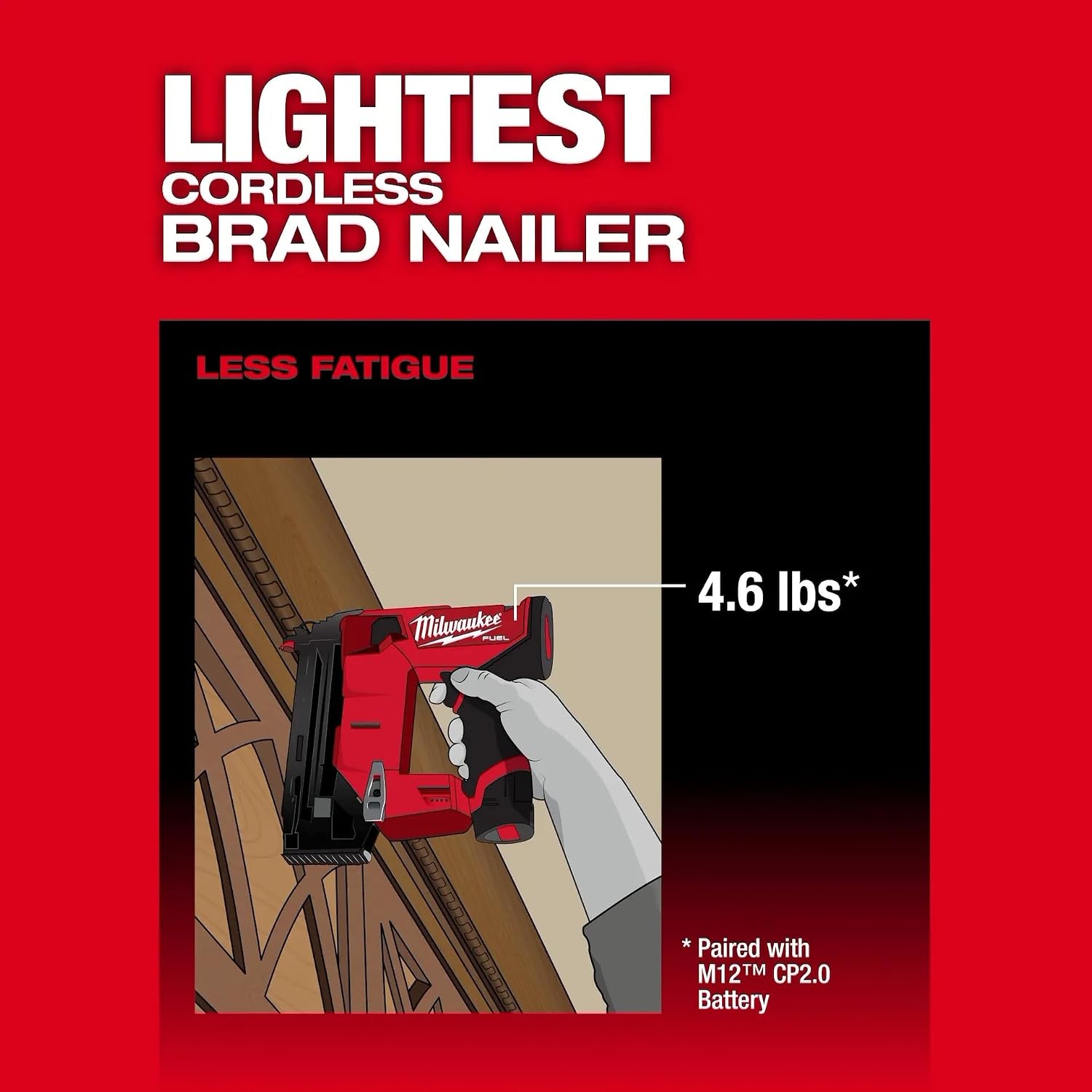 Milwaukee Electric - M12 Fuel 18 Gauge Compact Brad Nailer