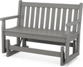 POLYWOOD® Traditional Garden Glider, Slate Grey