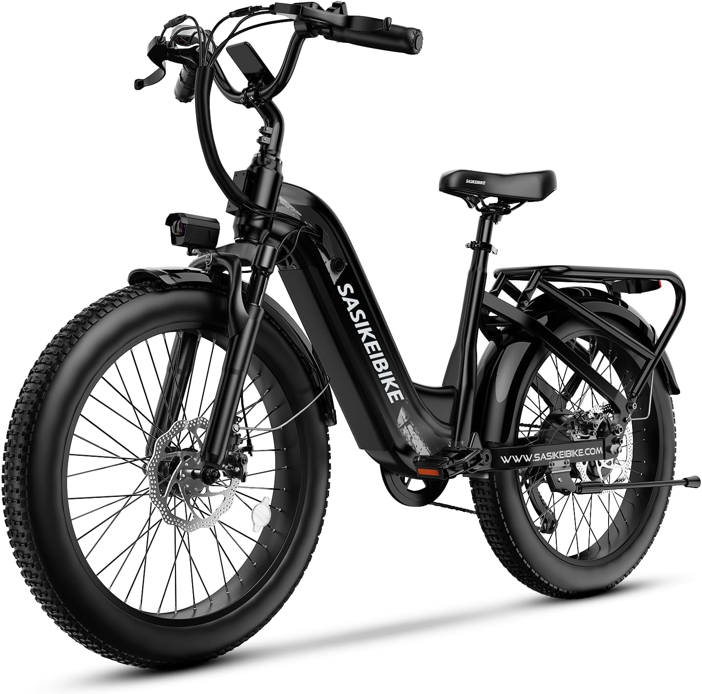Electric Bike for Adults,1000W/1500W Peak Motor Ebike, 48V 15/20Ah Removable Battery, Electric Commuting Mountain Bike, Step Thru Ebike with 80 Miles Electric Bicycle,7 Speed UL Certified