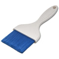Carlisle Foodservice Products Galaxy Pastry Brush, 3' Wide, Flat, with Hanging Hole, Soft, Tapered with Chisel-Point Trim and Handle, Nylon, Blue, (Pack of 12)