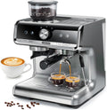 HIBREW H7 - Espresso Machine with Grinder, 58mm Coffee Machine with Milk Frother for Making Cappuccino, Latte, and American Coffee.