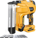 Ecarke Cordless 2 Inch Brad Nailer Compatible with DeWalt 20V Battery(No Battery),2 In 1 Electric Nail Gun,18GA Staple Gun with 1000 Nails, Battery Powered Nail Gun for Trim Wood Crafting Home DIY