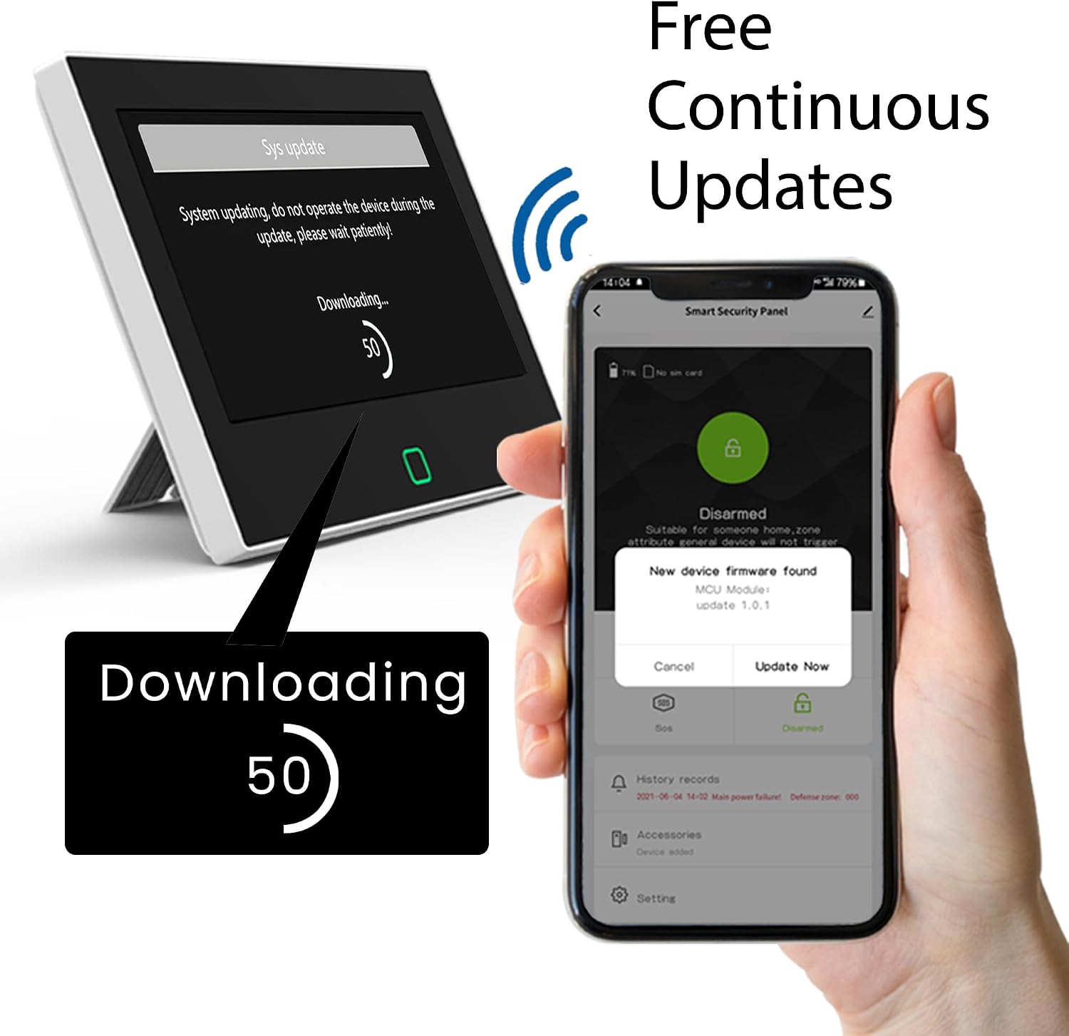 OSI Alarm System Gen 2 (4G), 11pc, DIY, Motion & Entry Sensors, Wireless Siren, Remotes, App & Alexa Compatible Self Monitor(No Monthly Fees) or Optional 24/7 Alarm Monitoring