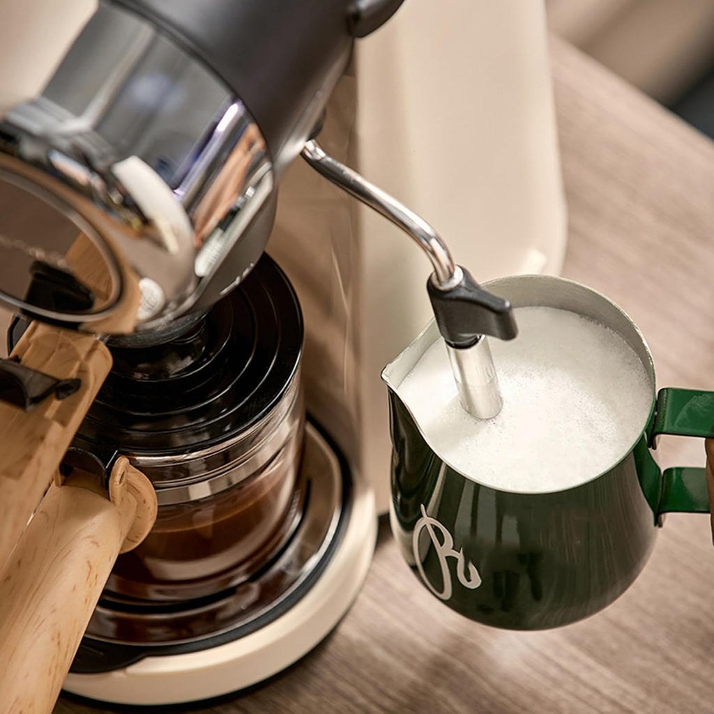 Espresso Coffee Maker, Traditional Barista Pump Espresso Machine, Semi Automatic Espresso Machine, with Steam Frother, 5 Bar Pressure Pump, Room