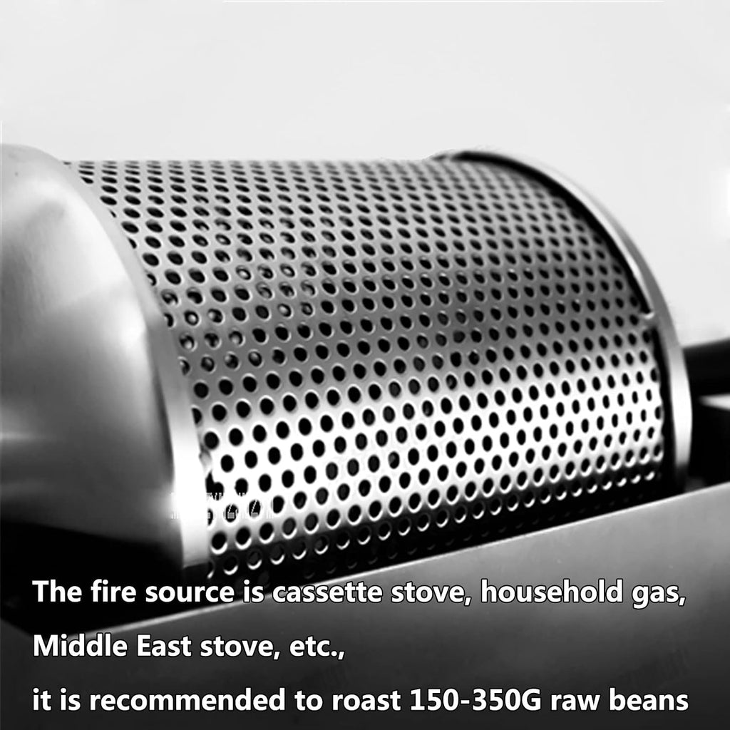 Coffee Machine Electric Coffee Beans Roasting Machine Coffee Roaster Machine 304 Stainless Steel Household Gas Coffee Baking for Baking Coffee,Chestnut, Peanuts, Grain.