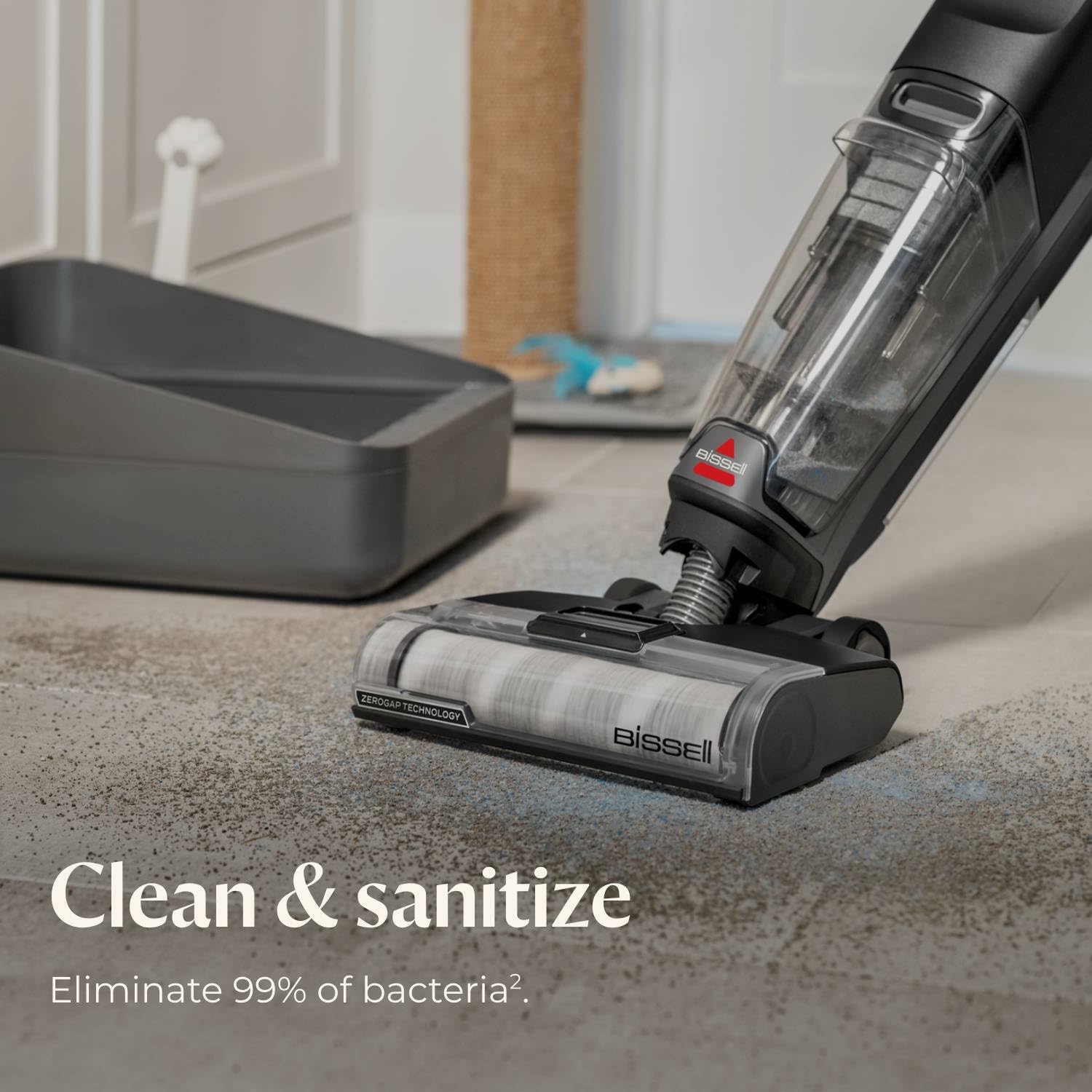 Bissell CrossWave OmniForce Edge Cordless Multi-Surface Hard Floor Cleaner Wet Dry Vacuum with Zero-Gap Edge Technology, 3930F