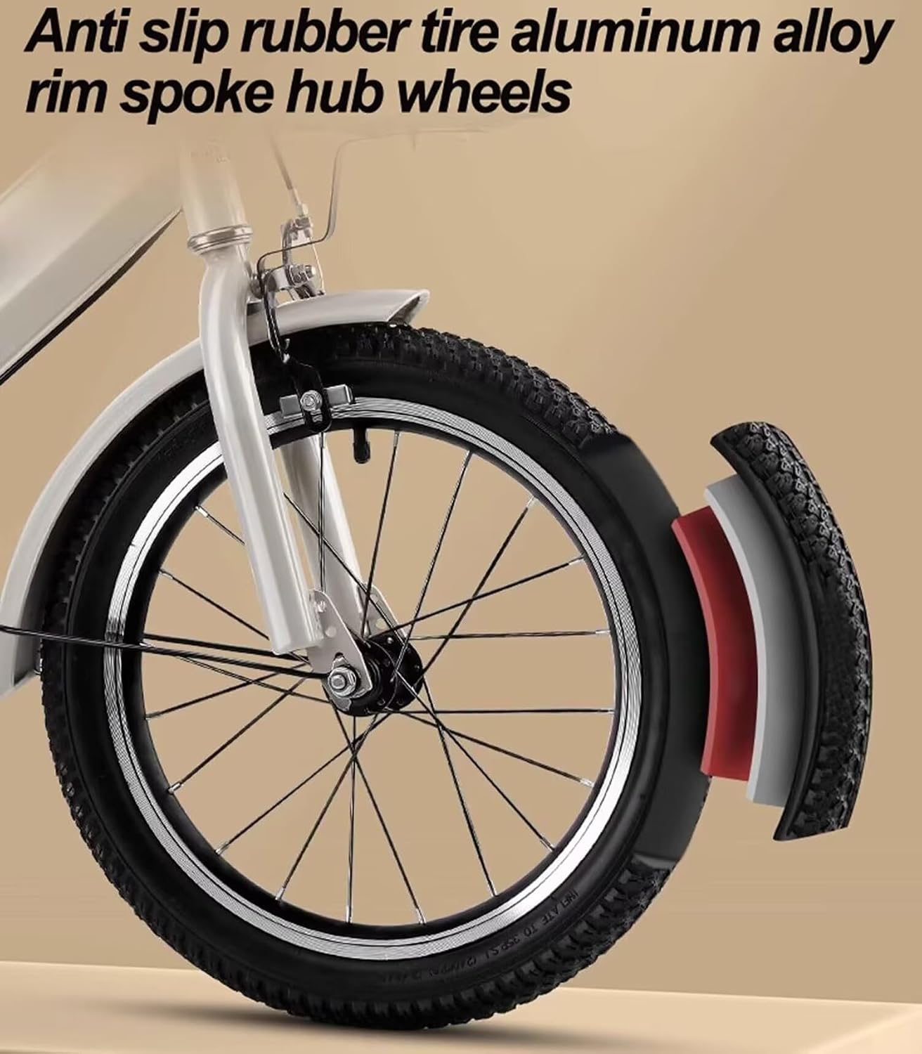 3 Wheels Bicycle,Rickshaw Tricycle with Pedals,Tandem Trike with Back seat,seat with Belt and armrest,Front and Rear Wheel Brakes,Outdoor Cruiser Bike,Pneumatic tire Spoke Wheels