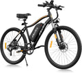 REOCRO Electric Mountain Bike for Adults, 26' E-Bike with 750W Peak, 48V Removable Battery, 45+ Miles PAS Range, 25MPH, 7 Speed, Commuter Ebike for Daily Ride, Electric Bicycle for Teens
