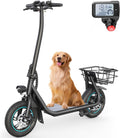 URBANMAX X2 Electric Scooter for Adults with Basket, 12' Adult Electric Scooters for Teens with Max 20 Miles & 18.6MPH Power by 550W, Foldable Electric Scooter for Commuting