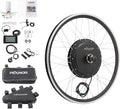 PEXMOR Electric Bike Conversion Kit, 20' Front Wheel Adult E-Bike Conversion Kit, 36V 750W Ebike Hub Motor Kit Upgrade 3 Mode Controller w/PAS/LCD Display Electric Bicycle Ebike Wheel Kit