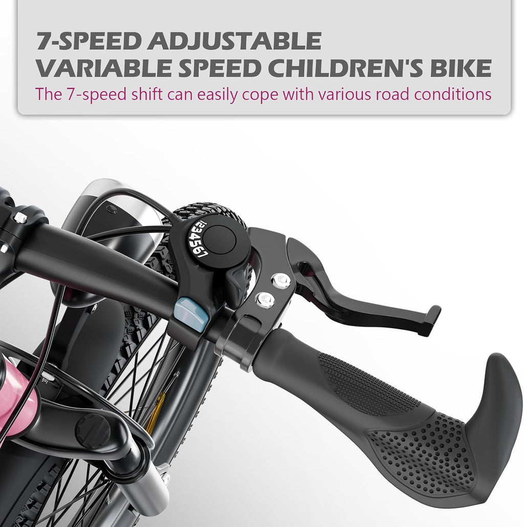 16 or 18 or 20 or 24 Inch Mountain Bike for Kids, Boys and Girls