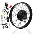 Electric Bike Conversion Kit, 48V 1500W 26' Rear Wheel E-Bike Hub Motor Kit Upgrade 3 Mode Controller w/PAS/LCD Display/Twist Throttle Ebike Bicycle Wheel Kit for Turn Pedal Bike into Ebike