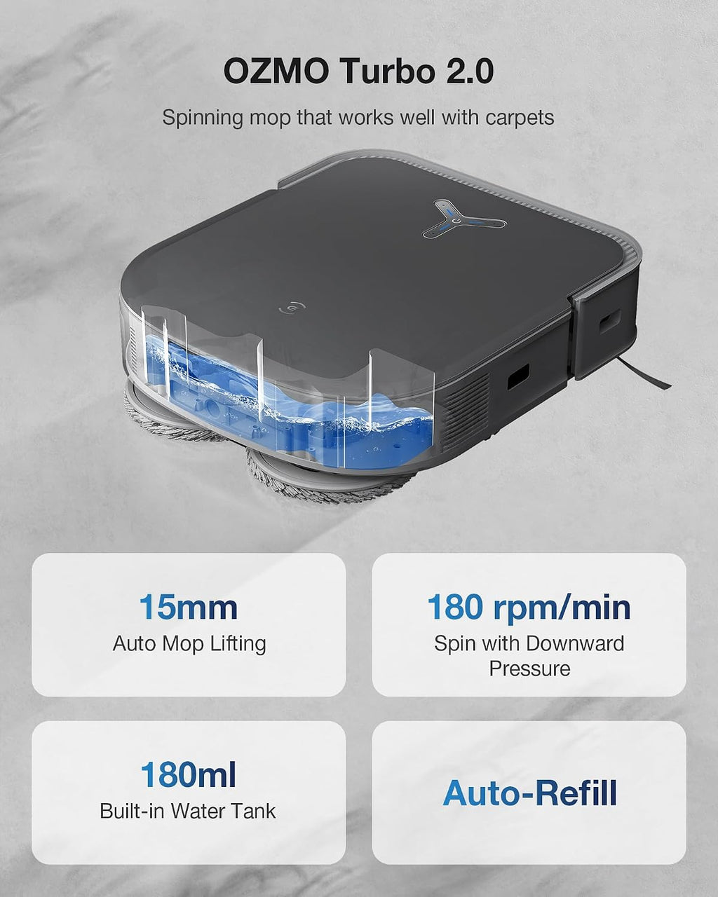 ECOVACS DEEBOT X2 Omni Robot Vacuum and Mop Cleaner