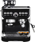 MIROX Espresso Machine 15 Bar, Coffee Maker With Milk Frother Steam Wand, Built-In Bean Grinder, Combo Cappuccino Machine with 70oz Removable Water Tank (ABS high-strength plastic shell)