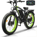 6000W Peak Dual Motor Electric Bike for Adults, 60V 25AH Battery, 45MPH & 100 Miles Range,21-Speed Full Suspension, 26' x 4.0' Fat Tire Off-Road E-Bike for All Terrain Snow Sand