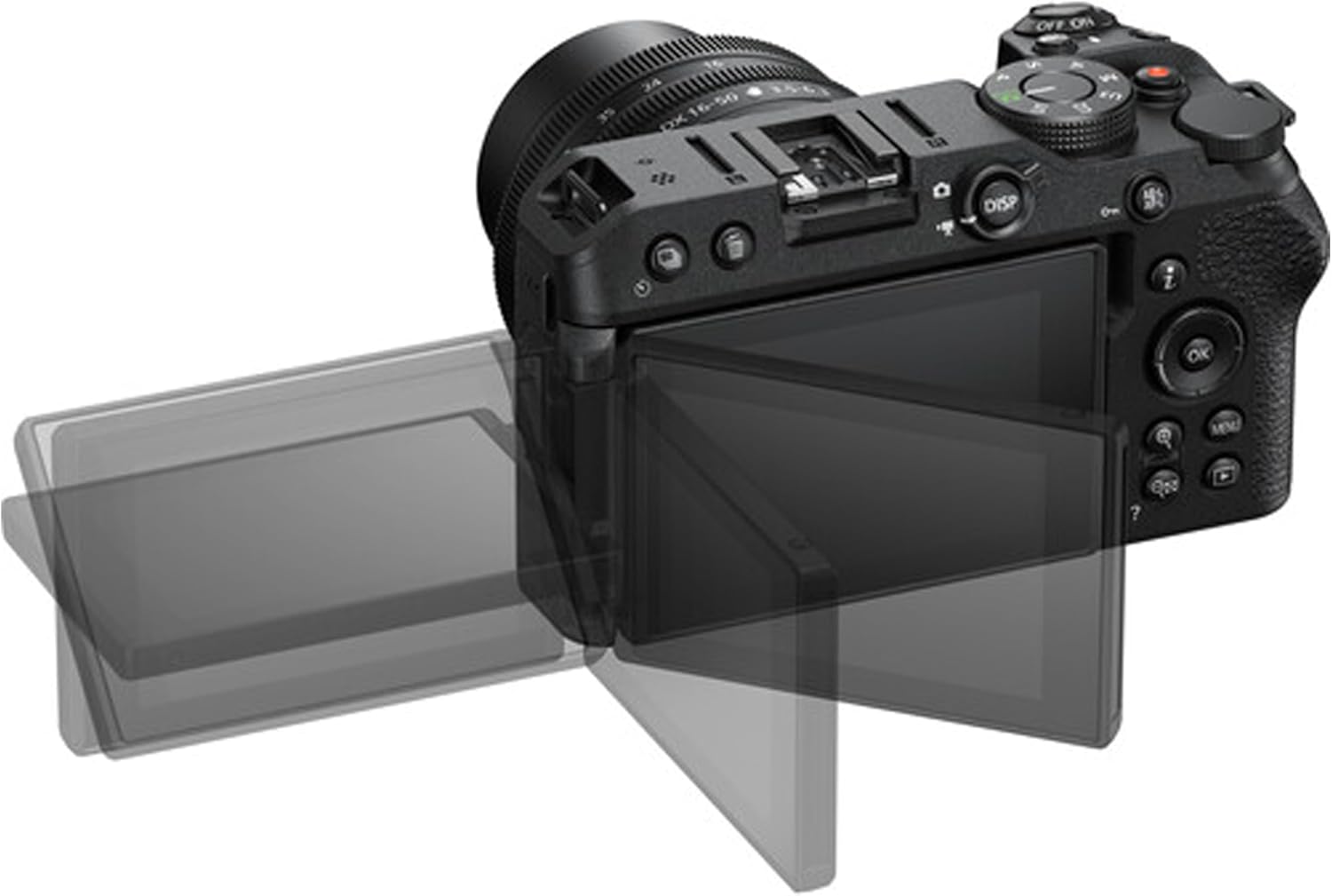 Nikon Z30 Mirrorless Digital Camera W/Nikkor Z 16-50mm Lens + 128GB Memory, LED Light, Microphone, Filters, Case, Tripod, and More (34pc Video Bundle) (Renewed)