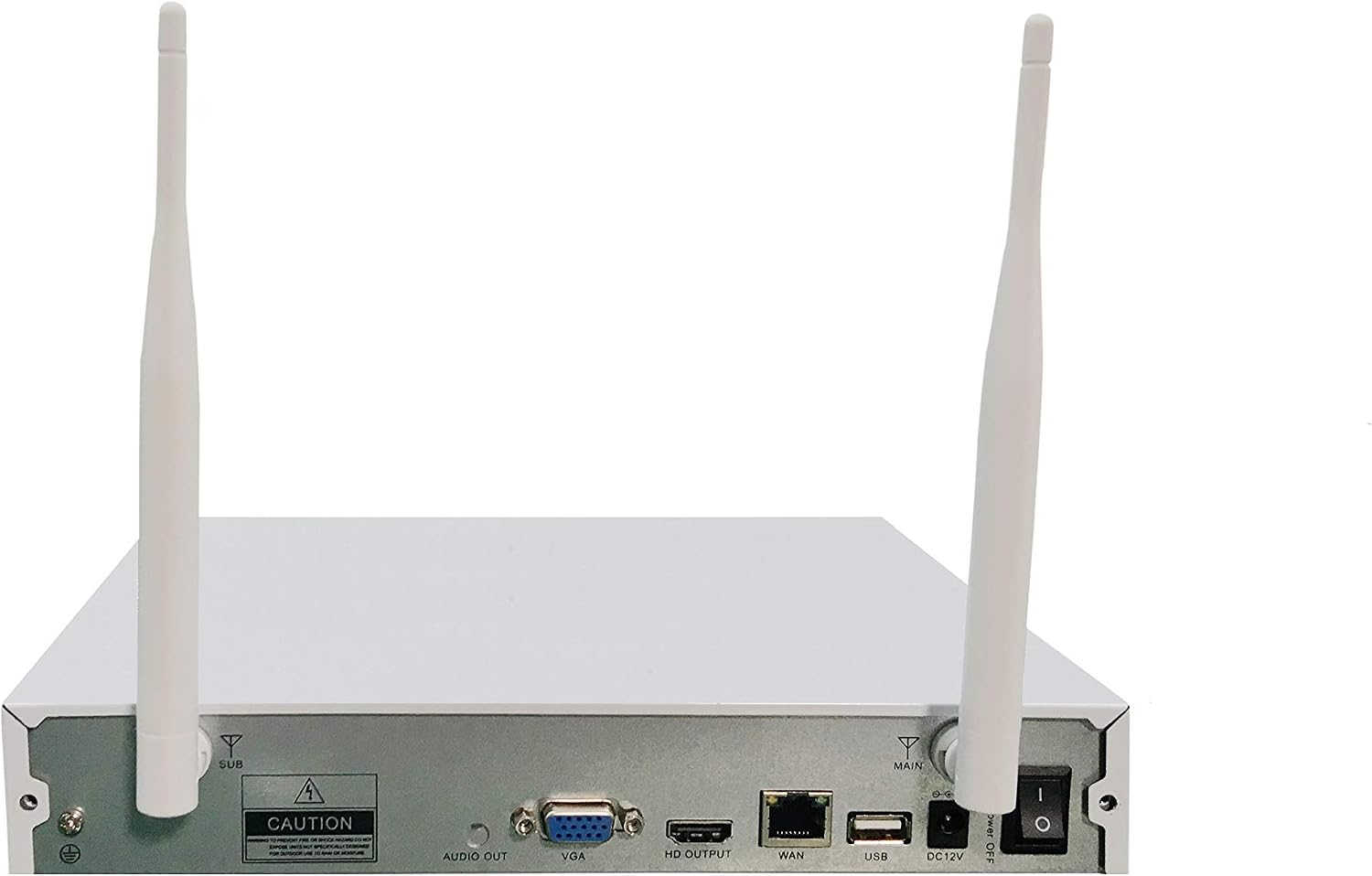 Revo America Wireless 4 Ch. NVR Surveillance System with 4 HD Wireless Bullet Cameras