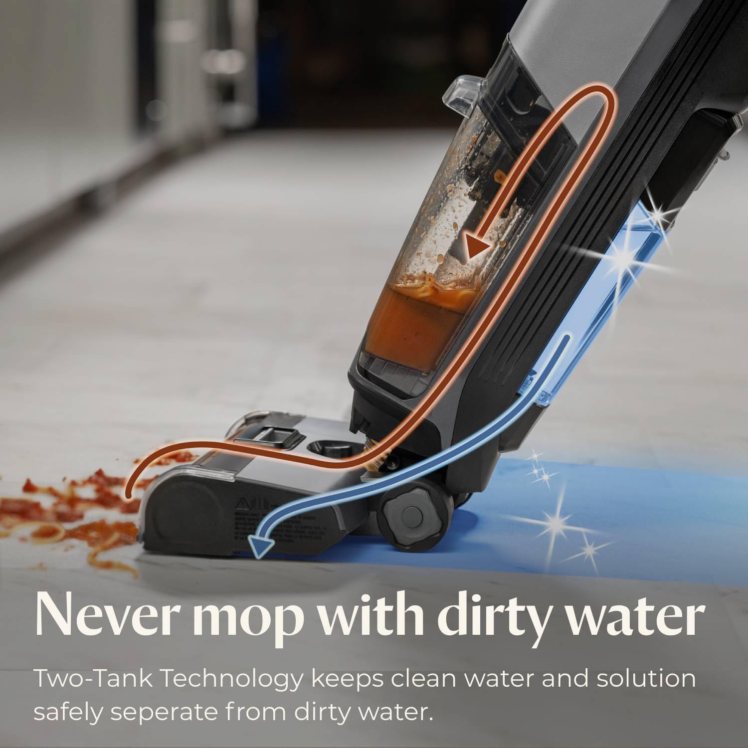 Bissell CrossWave OmniForce Cordless Multi-Surface Hard Floor Cleaner and Mop, Wet Dry Vacuum with Dedicated Dry Vacuum Mode, 3882