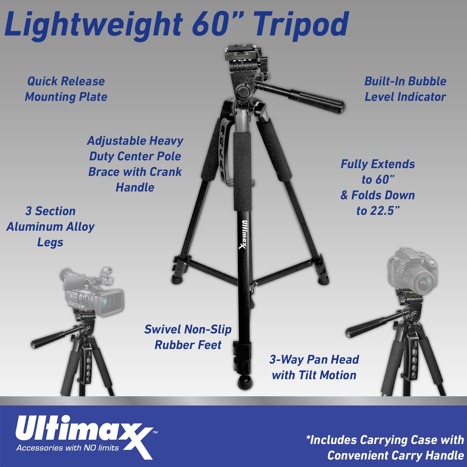 Ultimaxx Deluxe Bundle + Nikon Z30 Mirrorless Camera with 16-50mm & 50-250mm Lenses + SanDisk 64GB Extreme SDXC, Universal Speedlite, 60' Tripod, 2x Batteries, Sling Backpack & Much More (33pc Bundle)