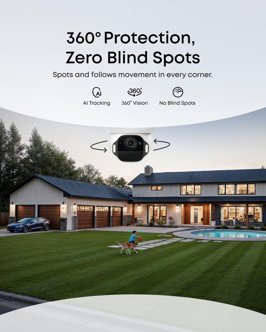 eufy SoloCam E42 with HomeBase S380,4K Security Camera Wireless Outdoor, Solar Powered, AI Motion Tracking, Strobe Light, Pan & Tilt, Facial Recognition, Up to 16 TB, Smart Home Compatible
