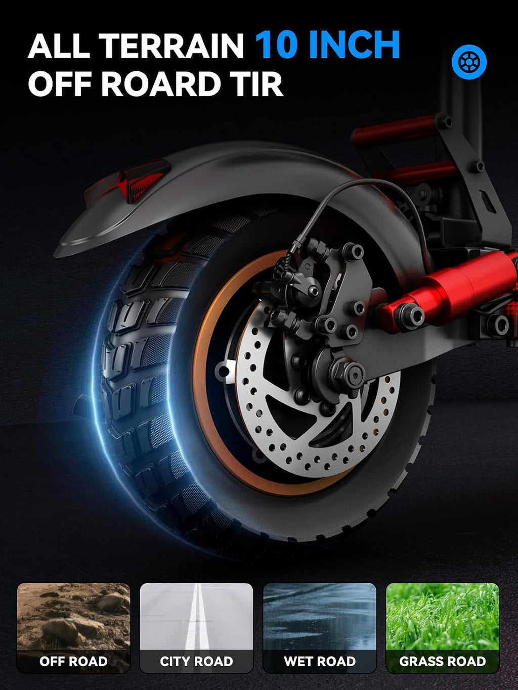 AONIU M4 Electric Scooter For Adults With Seat Off Road Escooter Fast 25-30mph E Scooter 300 Lbs+ Heavy Duty Electric Scooters Long Range 31 Miles All Terrain Foldable For Teens Commuting