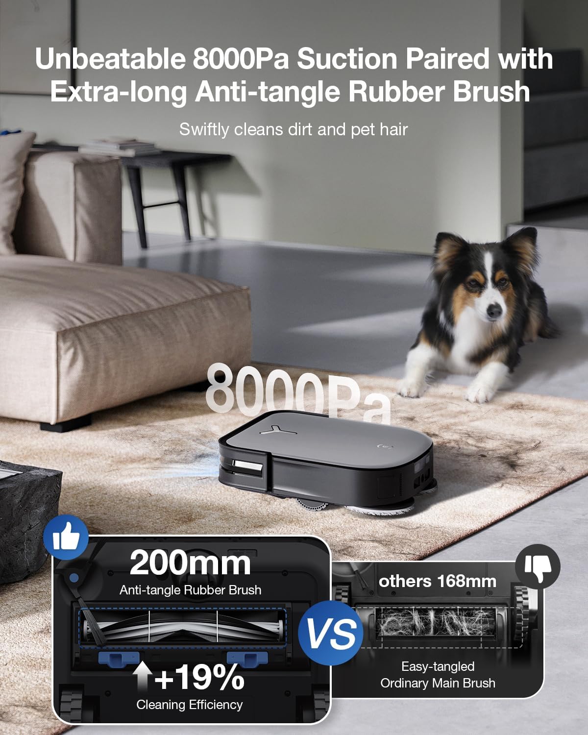 ECOVACS DEEBOT X2 Omni Robot Vacuum and Mop Cleaner