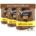 Senseo Strong Dark Roast Coffee Pods – 144 Count (3 Packs) – Bold & Intense Flavor with Rich Crema – Single-Serve Coffee Pads Compatible with Senseo & PeleCom Machines