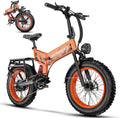 SASIKEIBIKE 1500W Folding Electric Bike for Adult,52V20Ah Removable Battery Ebike with 70Mile Max,20' x4.0 Fat Tire E-Bike, Foldable Dual Suspension Electric Bicycle for Commute,Mountain