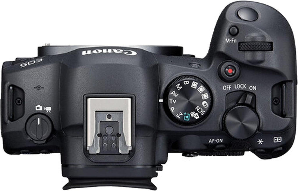 Canon EOS R6 Mark II Mirrorless Camera with 24-105mm & 75-300mm + 420-800mm Super Telephoto Lens + 128GB Extreme Memory, LED Video Light, Filters- 40pc Pro Bundle (Renewed)