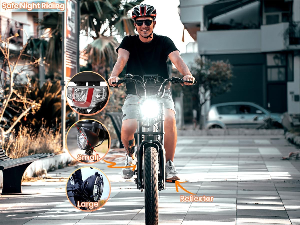 Cyrusher Aluminum Electric Bike 20Inch, Kommoda3.0 1500w 28Mph 48V20Ah 75Miles, Air Suspension, Hydraulic Disc Brakes