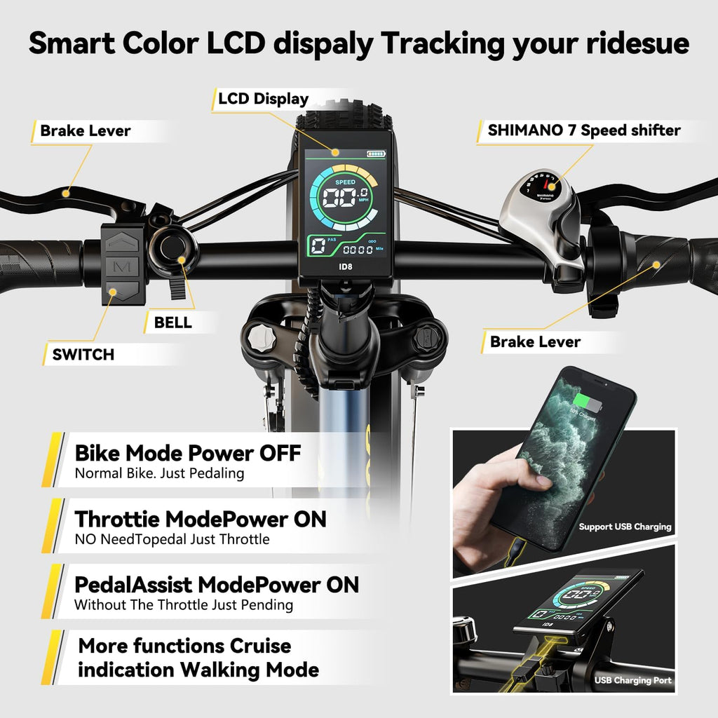 1000W Folding Electric Bike,48V 20AH Removable Battery E Bike,80 Miles Max Range Electric Bike for Adults,20' Fat Tire Foldable ebike,Adult Electric Bicycle for Commute Beach Snow