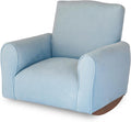 Kid Rocking Chair for Toddlers, Child Chair for Little Kids, Upholstered Toddler Armchair for Children, Comfy and Cute Little Kid Chairs (Rockers, Light Blue)