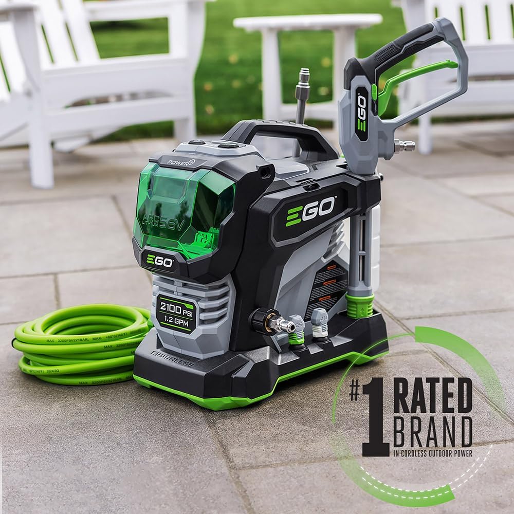 EGO Power+ Electric Pressure Washer, 2100 PSI Power Washer, Battery and Charger Not Included - HPW2100