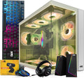 MTG Khuno Gaming Tower PC- Intel Core i5-8th Gen, RTX 2060S 8GB 256bits, 16GB ARGB Ram, 1TB Nvme, RGB Gamer Bundle Combo, Webcam, Win 11 Home