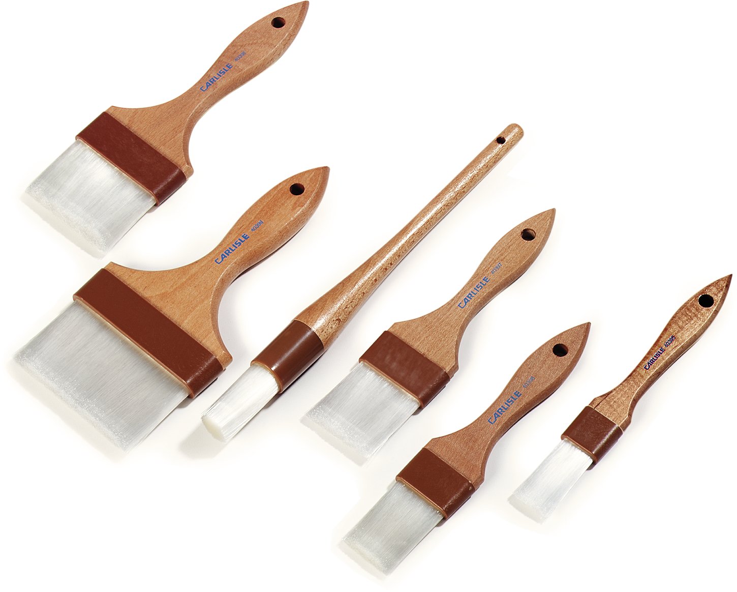 SPARTA 4039600 Nylon Wide Brush, Flat With Nylon Bristles, 1.5 Inches, Brown, (Pack of 12)