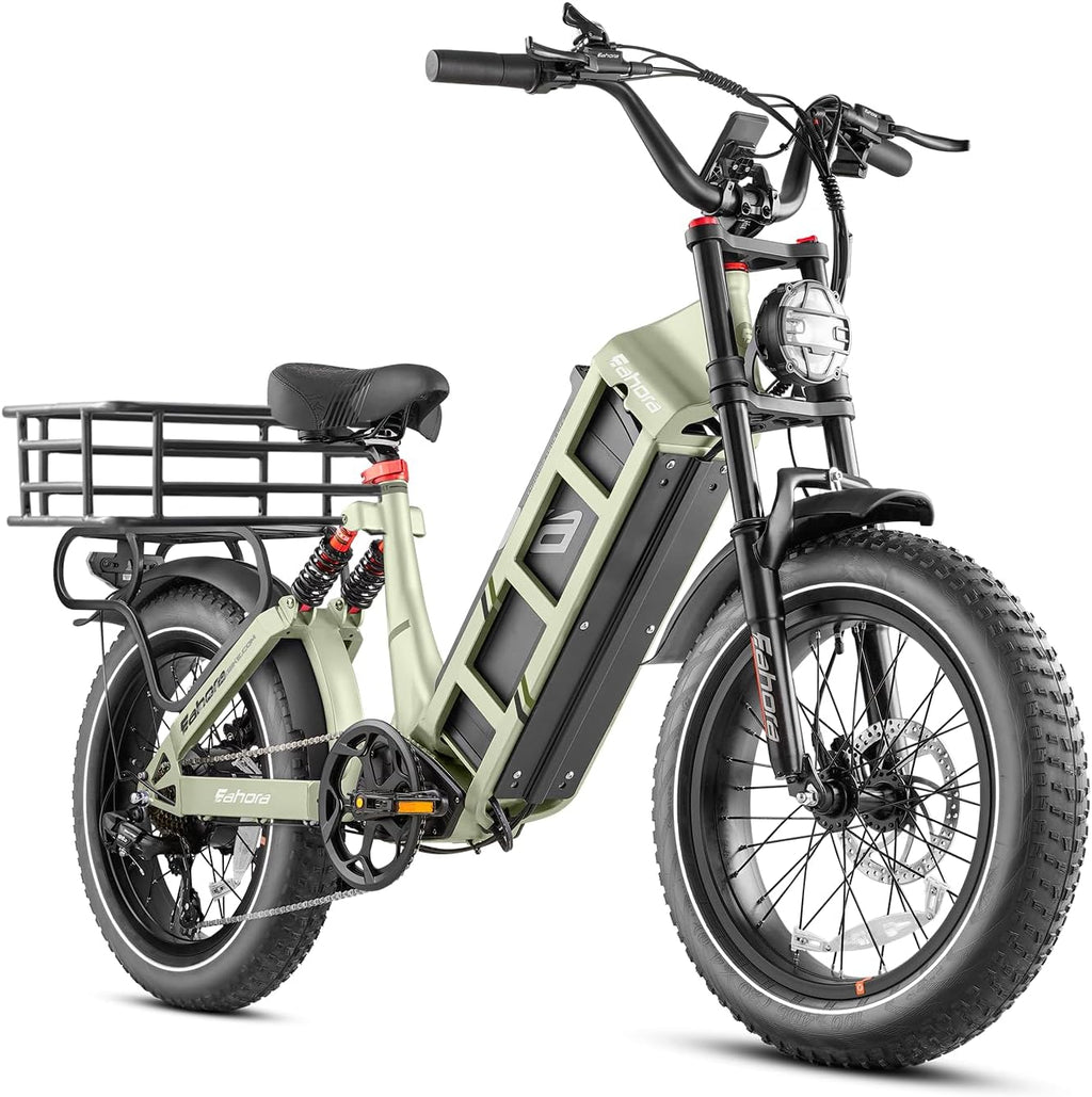 2026 eAhora Juliet Pro 2 Electric Bike for Adults, Peak 5400W Dual Motor, 43Mph, 60V 70Ah Battery for 220 Miles Range, 20' Fat Tires, APP, Commuting & Delivery