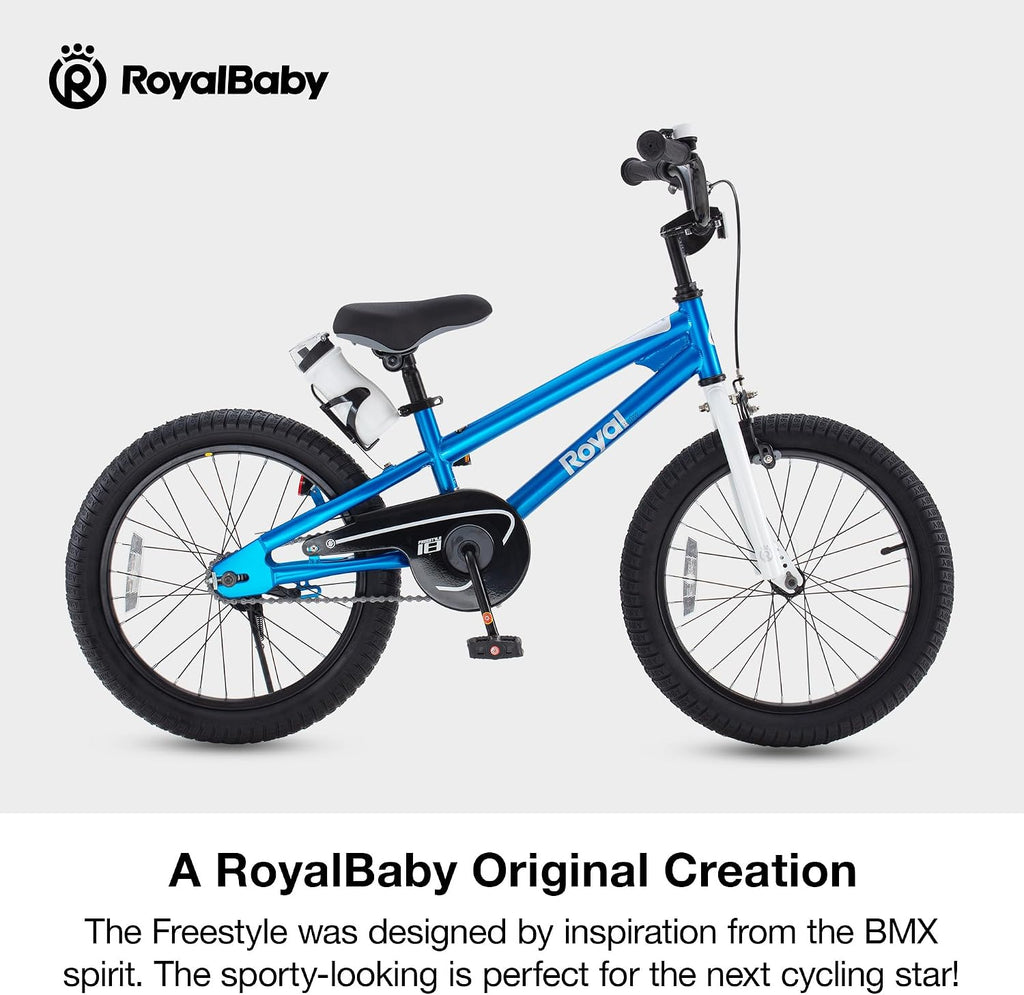 RoyalBaby Kids Bike Freestyle Classic 12 14 16 18 Inch Children Bicycle for Ages 3-10 Years Toddler to Big Kids
