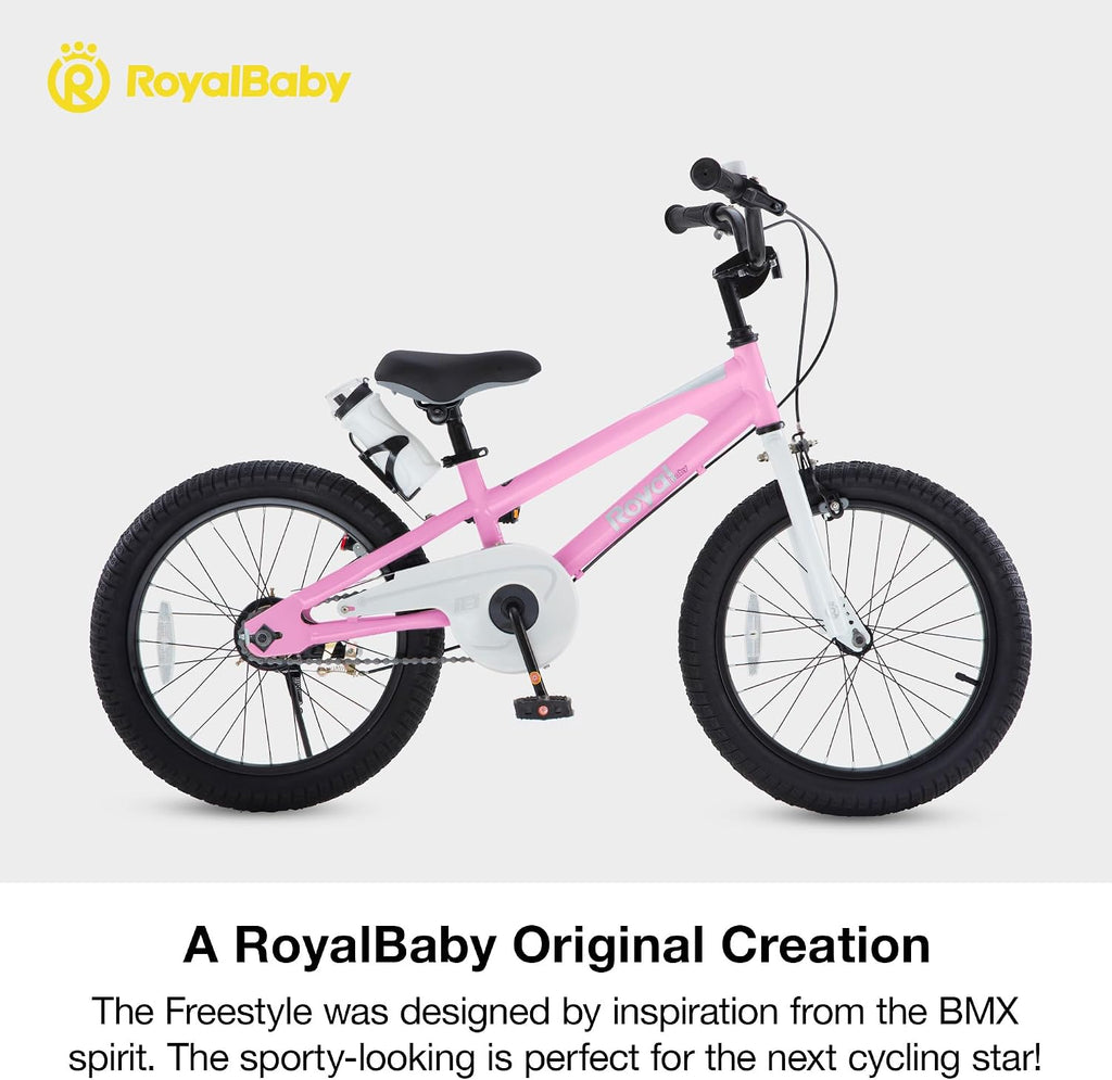 RoyalBaby Kids Bike with Dual Handbrake for Beginners,12 14 16 18 20 Inch Bicycle for Boys & Girls Ages 3-10 Years