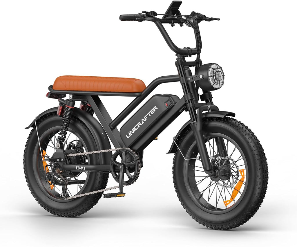 Electric Bike for Adults -1000W Peak Power Ebike, 28MPH, 48V 18.2Ah Removable Battery, 30-60 Mile Range, 20'' Fat Tire Electric Dirt Bikes, Electric Mountain Bicycles for All-Terrain