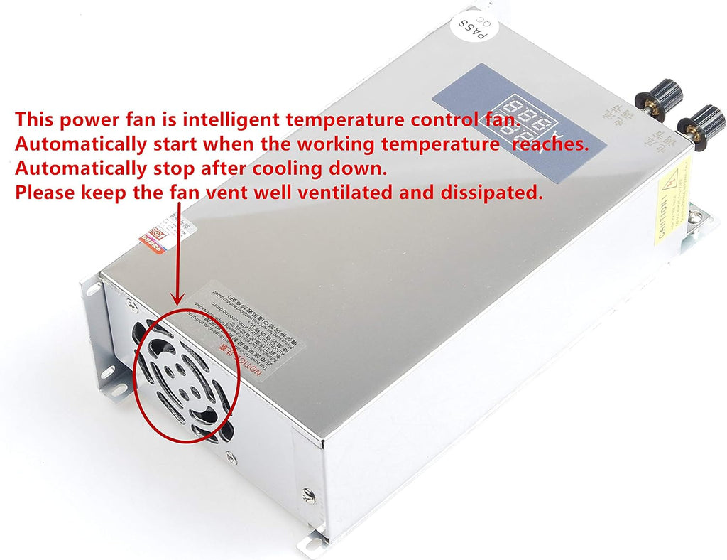 Adjustable DC Power Voltage Converter AC 110V to DC 0-150V 0-6.7A Module 150V Switching Power Supply Digital Display 1000W Voltage Regulator Built in Cooling Fan (0-150V 0-6.7A)