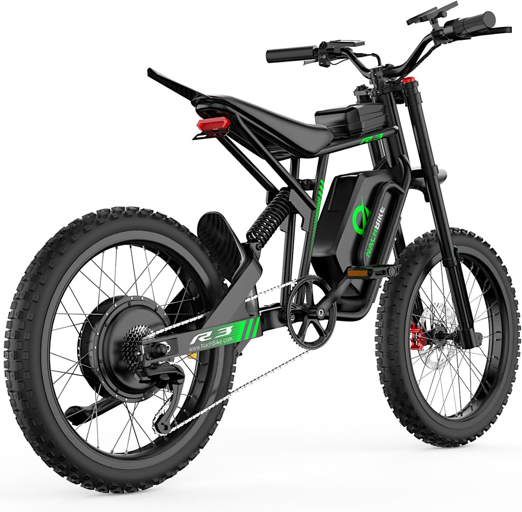 Electric Bike for Adults, R3/R3 Neo 6000W Peak Dirt Bike, 50MPH /45MPH Top Speed, 50 Miles Long Range Ebike with 60V 25Ah Battery, 19' Off Road Tires Electric Motorcycle with Full Suspension