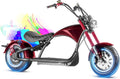 eAhora M1P Series 4000/3000W Electric Motorcycle for Adults, 55MPH Max Speed 60V 40Ah Battery with Fast Charger, 50+Mile Long Range,Full Suspension & Disc Brakes, Street Legal City Scooter Moped
