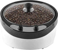 Coffee Machine 1800W Coffee Bean Roaster, Bevel Design Coffee Roaster with Temperature Adjustment Cereal Coffee Machine Suitable Household Baking High Capacity 800G