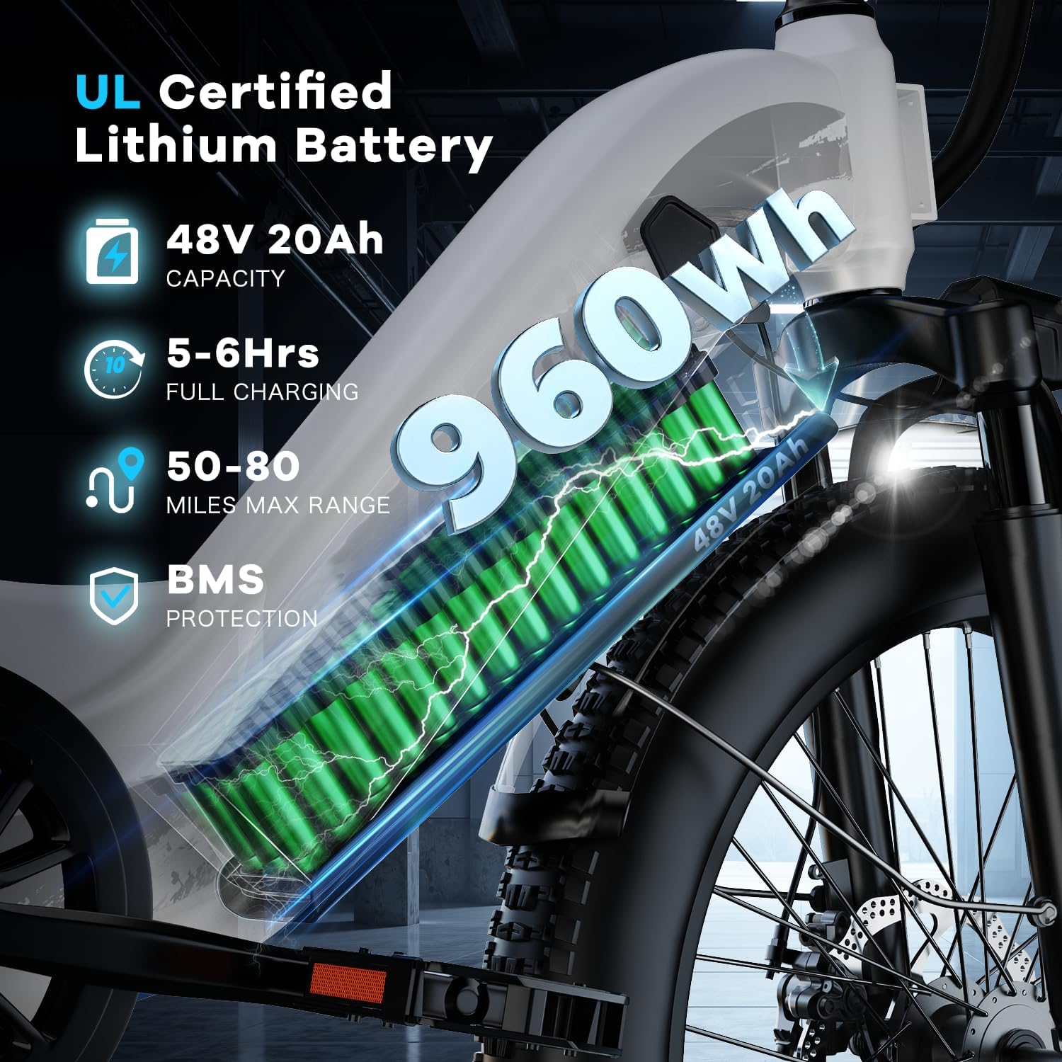 Electric Bike for Adults 1000W 1500W Peak Motor 15AH 20AH Removable Battery 70Miles 80Miles UL 2849 Certified Electric Commuter Bike Front Suspension Ebike